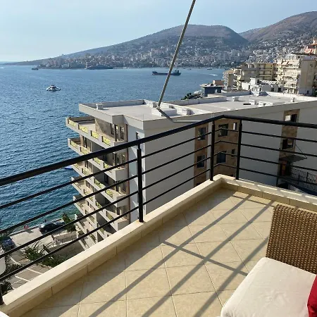 Apartment With Huge Sea View Balcony Sarande Exterior photo