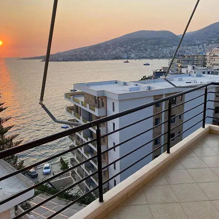 Apartment With Huge Sea View Balcony Sarande Exterior photo